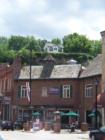 Many homes sit on top of the bluff overlooking the historic downtown of Stillwater.