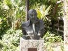 Bust of Mr. MacArthur at the park.