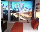 A view from the bedroom of a unit at the Mosaic at Hermann Park.