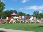 Lakefront Park is a great place for kids to play. The playground also has basketball courts.