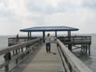 Safety Harbor Marina Park Fishing Pier jets out into Tampa Bay 