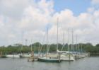 Safety Harbor Marina Park has public boat dock and boat ramp 