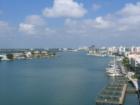 Beautiful waterfront homes on the fingers of Clearwater Beach - see downtown Clearwater in the distance. 