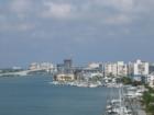View of Downtown Clearwater, Clearwater Yacht Club and lots of waterfront condos and homes on Clearwater Beach  