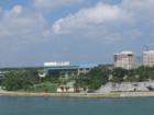 View of Downtown Clearwater, Clearwater Public Library and Coachman Park with views of Intercoastal 