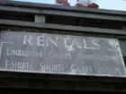   Oceanic Pier Wrightsville Beach Wintage Sign Photography by Ginger Sala