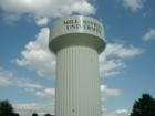 Water tower at Millersville University.  Photo by Brian Schulman