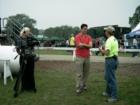 BratFest interview for Tim Metcalfe - the World wants to know!(Photo by Art Blanchet of Your Home-Your Money) 