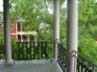 Ironwork from a Victorian style home in The Heights