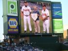 Jumbotron at Turner Field