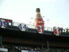 Coke Bottle fireworks launcher at Turner Field