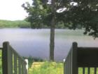 Looking out and over Upper Lake