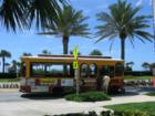 The Jolley Trolley is a great form of transportation along the beach- it's inexpensive and makes parking easier