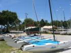Learn sailing on small sailboats at the Clearwater Sailing Center on Sand Key