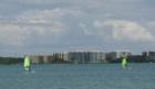 Learn windsurfing at the Clearwater Sailing Cener on Sand Key in Clearwater, Florida