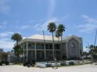 The back of the Clearwater Sailing Center - faces the open water - see the windows on 2nd story - it can be rented for weddings, parties and more