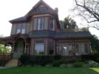 Sumner House 105 N. College Ave. Built in 1887 it was moved to allow for Pomona College's construction to its present location in 1901.  They say that the Sumner family continued to live in the house while it was being moved.