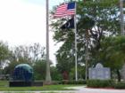 a memorial to our veterans - outside the North Port Library