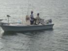 Trolling in Long Beach Harbor. Photo with permission. Come on down! Something fishy is going on here.