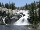 Hike to Glen Aulin 5. Falls at Glen Aulin. only 5.5 miles each way, 1,000' change in elevation. 9AM to 5PM. What beautiful country we live in.