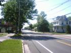 Marlton - Main St. looking west from across firehouse at intersection of Main and Maple Ave.