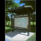 The Great River Road Sign at the rest area outside of Chester