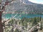June Lake from a lookout above.
