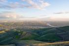 the Lewis Clark Valley from the top of the Lewiston Hill