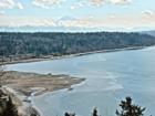 Looking South into Normandy Park. You can see some of "The Cove" which is a private beach area that certain homes have the right to use for a very small fee each year (under $40.00 dollars a year approx.) 