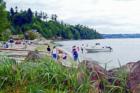 Salt Water State Park in Des Moines, WA on an overcast end of May weekend.
