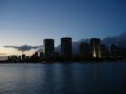 Honolulu skyline at night