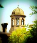 Dome of Portland Pioneer Court House in Downtown Portland Oregon next to Pioneer Courthouse Square