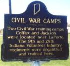 Historical Marker - LaPorte Civil War Camp