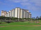 View of Marriott's Ko Olina Beach Club from the golf course.
