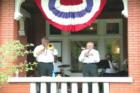 This is a view of the jazz band playing at the June 2007 Dayton Historic Lane Prominade 
      