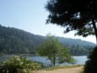 Walking along the fitness path around Lake Gregory in Crestline