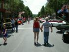 A couple enjoys the Columbia Classic Car Show, June 16, 2007.  Photo by Brian Schulman