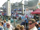 49th Annual Big Rock Blue Marlin Fishing Tournament..June 9-16th, 2007 Photo is at weigh station-crowds gather to watch the boats come in and weigh their catch!