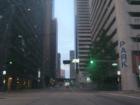 Driving through Downtown Houston