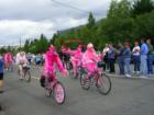 The Fremont Solstice Parade, the annual June celebration of the longest day of the year, with the unofficial Painted Cyclists.
      Flamigo Painted Cyclists