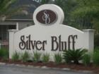 Entrance sign by Badger Creek Development in Silver Bluff marketed by Chapman Realty.