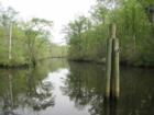 Opposite direction view of channel towards Intracoastal Waterway.