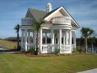 Community gazebo overlooking the Intracoastal Waterway.