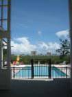 Swimming pool at clubhouse.  Check out that view of the North Myrtle Beach skyline!