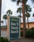 Ben T Davis beach - one of Tampa's 2 Beaches - along the Courtney Campbell Causeway. 
