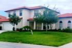 The homes in this community are design with a mediterrenean style.