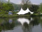LEAf Festival, Solar Power Musicians Tent, Asheville