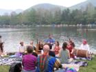Singing by the Lake, Asheville, North Carolina