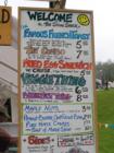 Sugar Shack Menu- Try the Veggie Thing, LEAF Festival, Asheville