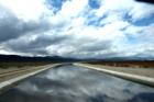 View of the aqueduct in West Antelope Valley  area.
      Photography by Greg Hansmann